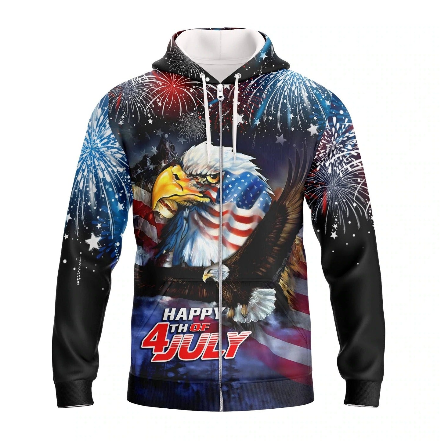 Happy 4Th Of July Independence Day Is Coming 3D Full Print Shirt Eagle Pride American Shirt TO0156