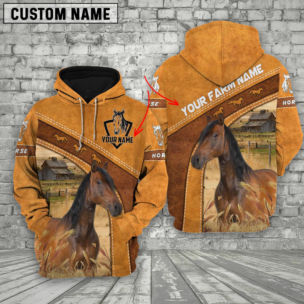 Customized Name Horse Hoodie 3D All Over Print For Men Women, Horse Zip Hoodie, Horse Lover Gifts SO0414