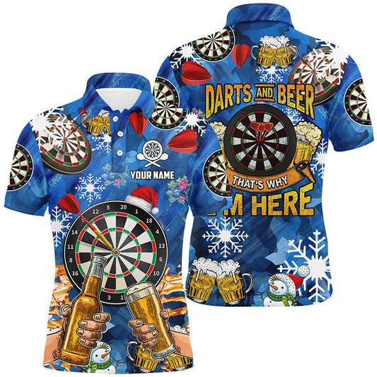 Tendpins Darts And Beer Personalized Darts Men Polo Shirt DMA0078