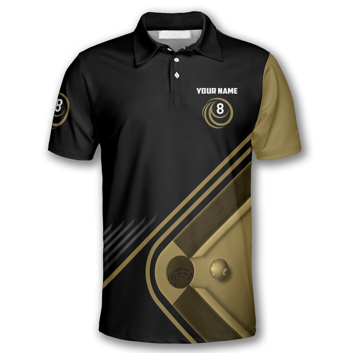 It’s All About Billiards Billiard Shirts for Men Billiard Polo Shirt, Custom Name Billiard Shirt SO1386