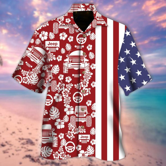 Jee American 4th of july Hawaiian Shirt, Summer Hawaiian shirt For Men, Women HO0640