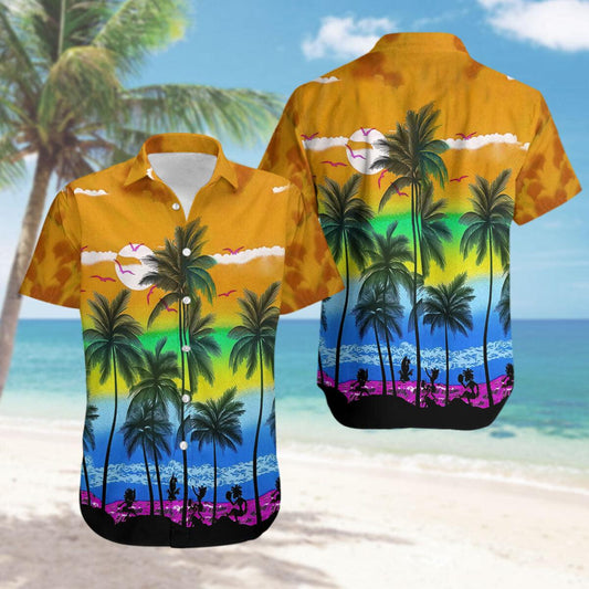 LGBT Beach Aloha Hawaiian Shirts For Men & For Women HO0853