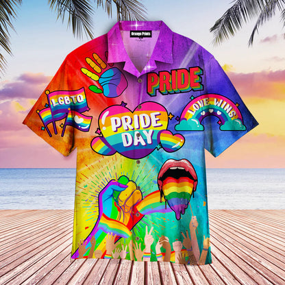 LGBT Pride Month Hawaiian Shirt, Lgbt Pride, Gift For Lover, Lgbtq shirt HO1317