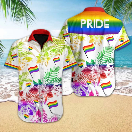 Lgbt Pride Love Is Love Vivid Hawaiian Shirt HO1803