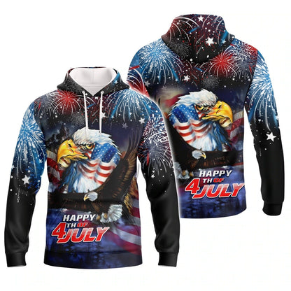 Happy 4Th Of July Independence Day Is Coming 3D Full Print Shirt Eagle Pride American Shirt TO0156