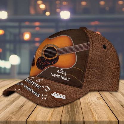 Custom Name Baseball Guitar Cap Hat, I Play Guitar And I Forget Things 3D Cap For Musican Guitarist Cap CO0438