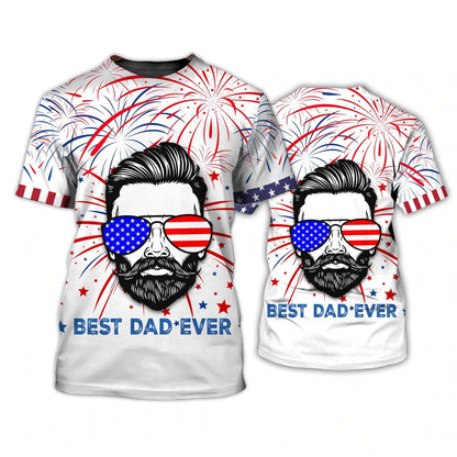 Independence Day Is Coming Best Dad Ever 3D Full Print Shirts Hoodie, Best Dad Shirt 4Th July American Tee Shirt TO0147