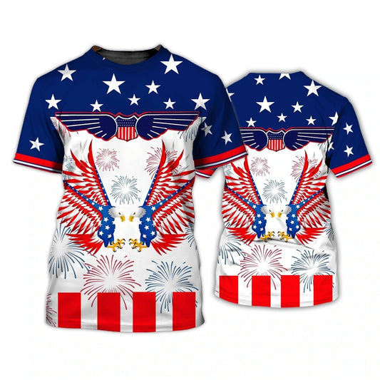 Independence Day Is Coming Ealge 3D All Over Print Shirt 3D Hoodie Bomber 4Th July Gifts TO0143