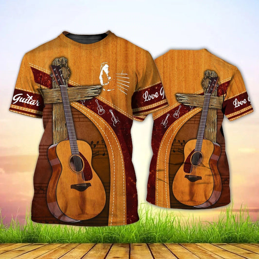 Guitar 3D T Shirt Hoodie For Men And Woman Sublimation Shirts For Guitar Lover TO0180