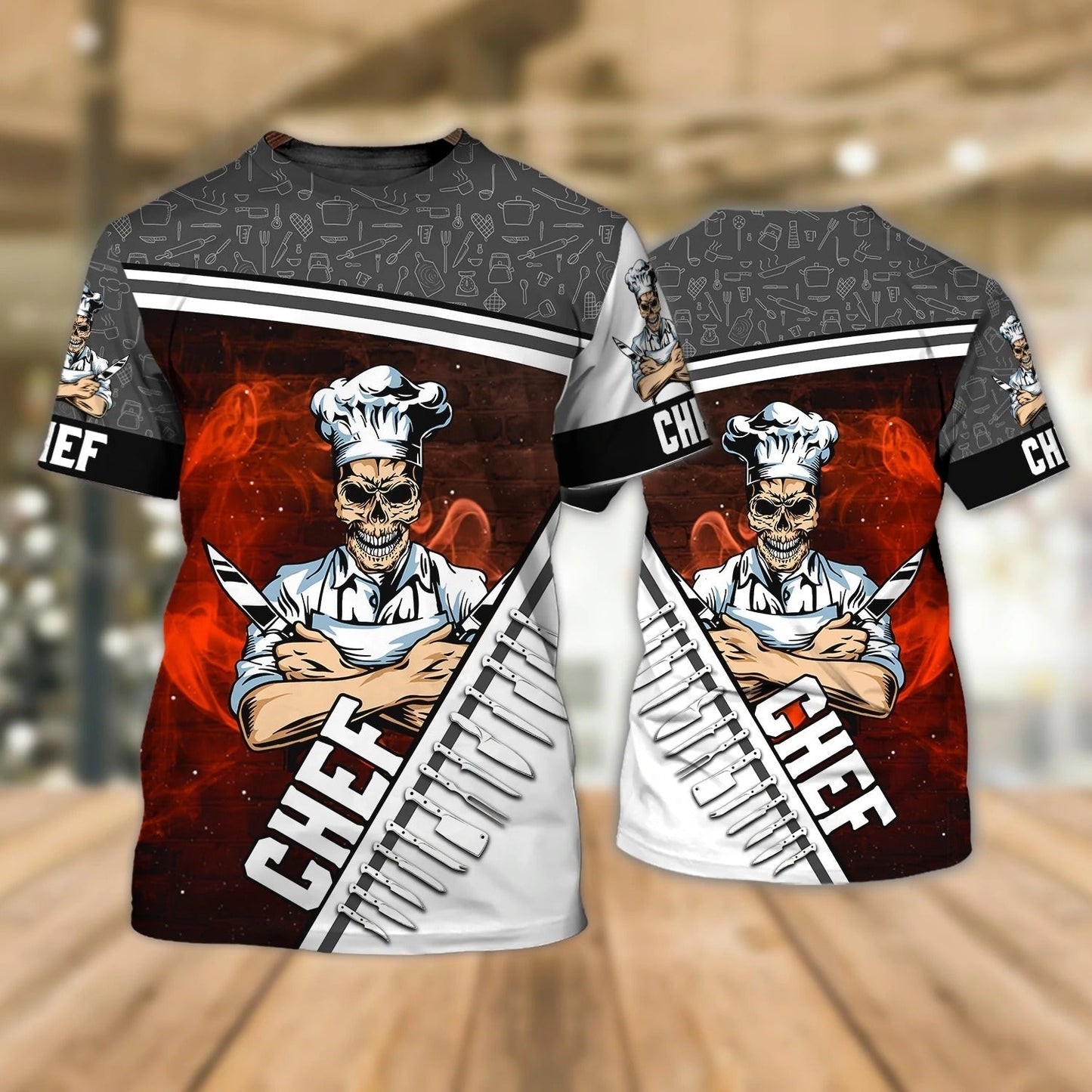 Best Gift For Chef, 3D All Over Print Shirt Hoodie Master Chef, Cooking Lover 3D Clothings, Cooker Gifts TO0262