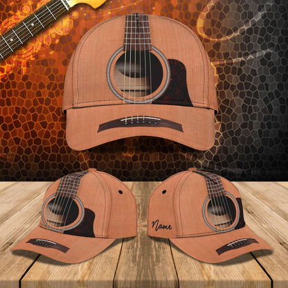 3D Classic Cap Guitarpersonalized Name Cap 3 Tendpins CA0507