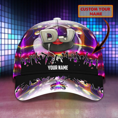 3D Classic Cap Dj X1 Personalized Name Cap Tendpins CA2408