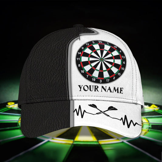 3D Classic Cap Love Darts Personalized Name Cap 01 Tendpins CA1105