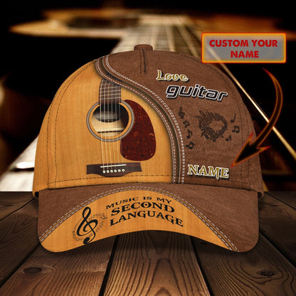 3D Classic Cap Guitar Personalize Name Cap 01 Tendpins CA1586