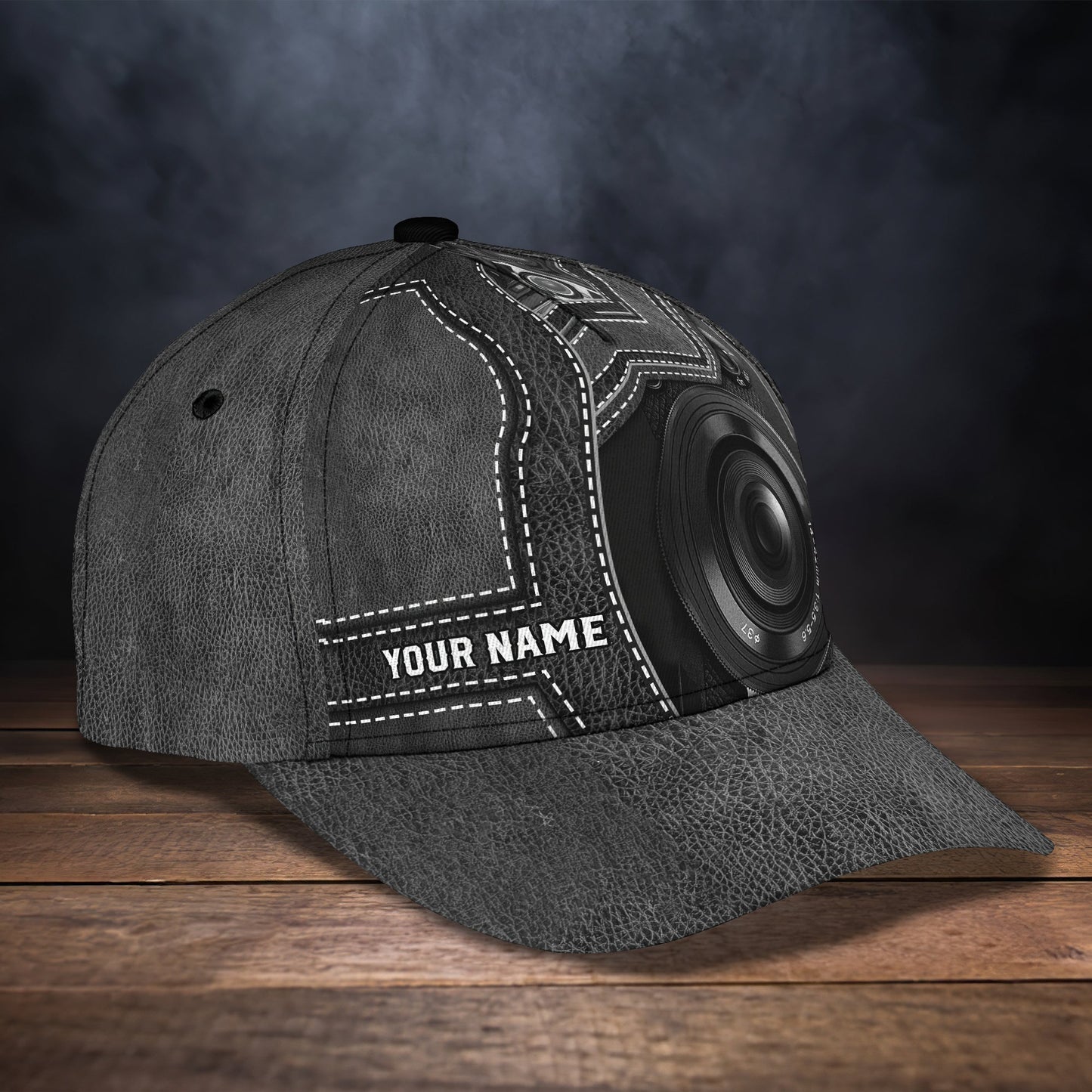 3D Classic Cap Camera Personalized Name Cap 135 Tendpins CA1411