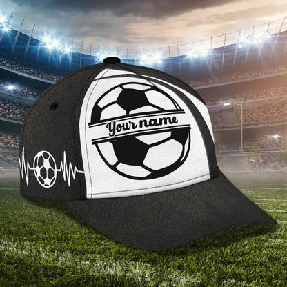 3D Classic Cap Soccer Personalized Name Cap Dp368 Tendpins CA1312