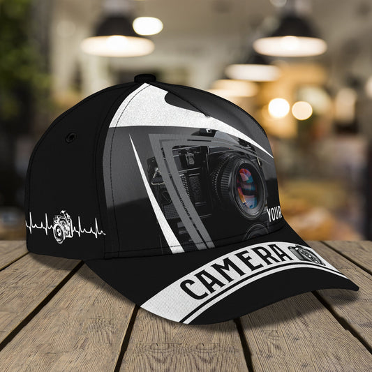 3D Classic Cap Camera8 Personalized Name Cap Tendpins CA2310