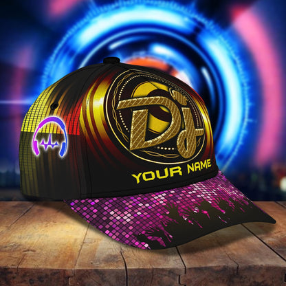 3D Classic Cap Dj Personalized Name 3D Capnama1445 Tendpins CA2339