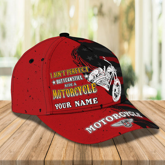 3D Classic Cap Motorcycle Personalized Name Cap 68 Tendpins CA1151