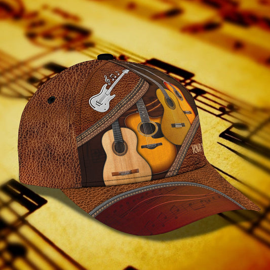 3D Classic Cap Guitar 79 Personalized Name Cap Tendpins CA0863