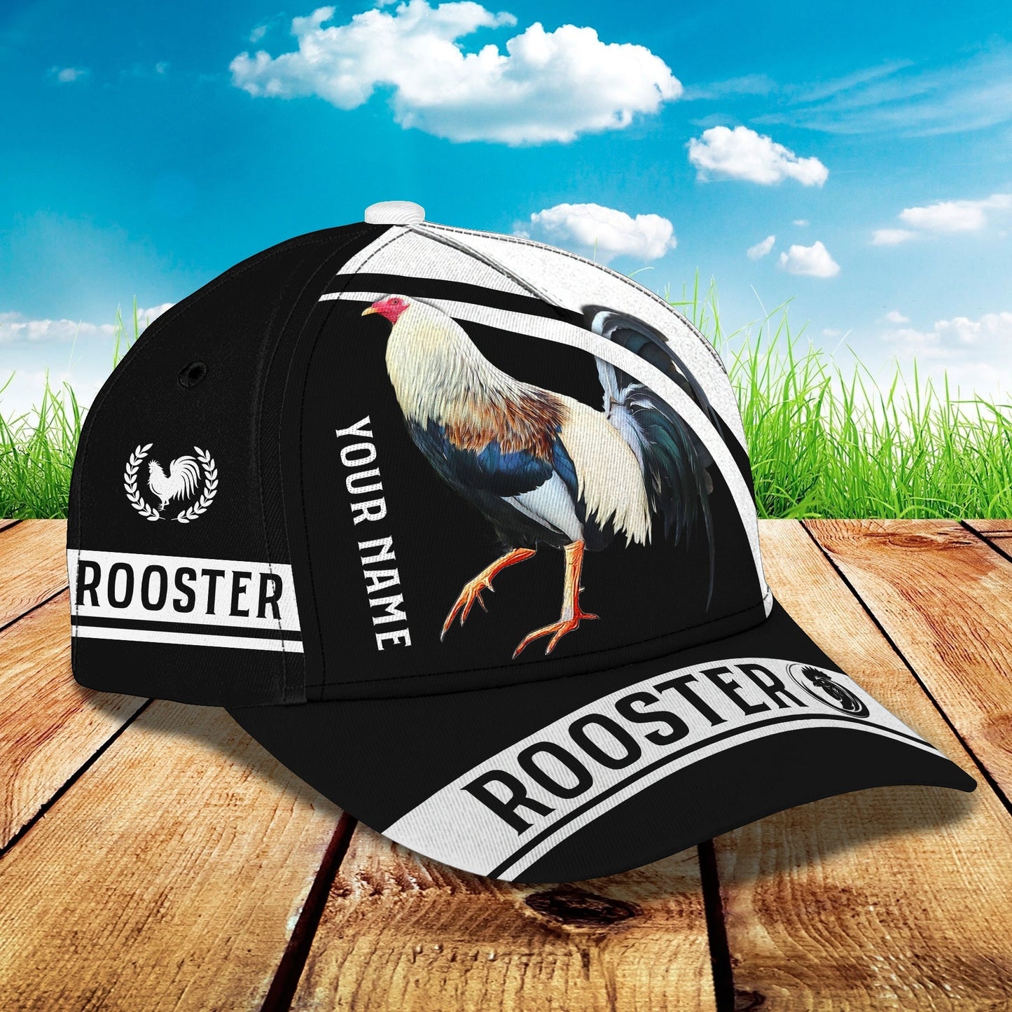 3D Classic Cap Rooster Cap01 Tendpins CA1306