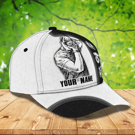 3D Classic Cap Photographer Personalized Name Cap Nama97 Tendpins CA2107