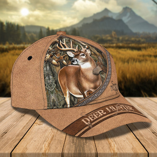 3D Classic Cap Deer Hunterpersonalized Name Cap Tendpins CA2324