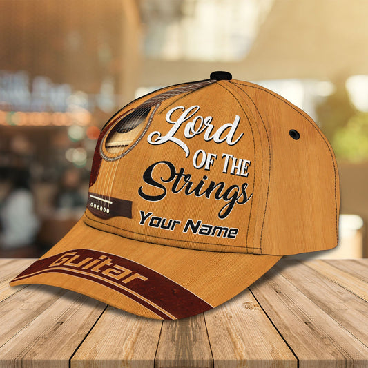 3D Classic Cap Guitar Personalized Name Cap Tendpins CA1425