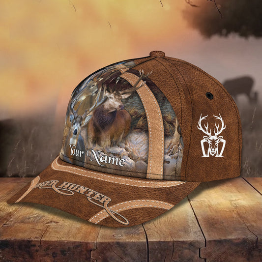 3D Classic Cap Deer Hunterpersonalized Name Cap 07 Tendpins CA2468