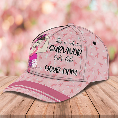 3D Classic Cap Survivor Look Like Personalized Name Cap Tendpins CA1441