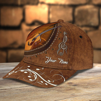 Custom Name Baseball Guitar Cap Hat, I Play Guitar And I Forget Things 3D Cap For Musican Guitarist Cap CO0438