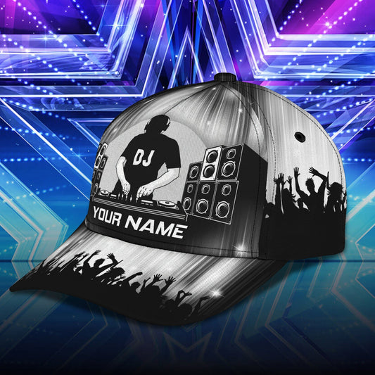 3D Classic Cap Dj Personalized Name Cap 03 Tendpins CA2466