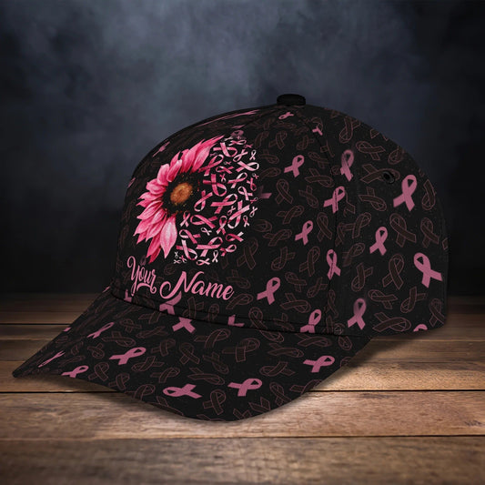 Custom 3D All Over Print Breast Cancer Awareness Classic Cap Hat, Gifts For A Breast Cancer Survivor CO1004