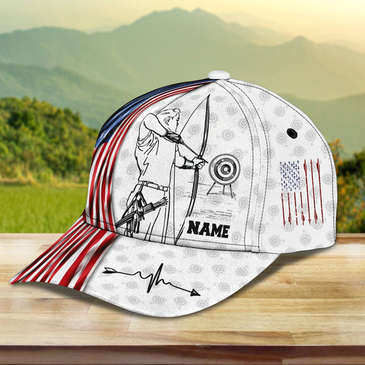 3D Classic Cap Archery 02 Personalized Name Cap 175 Tendpins CA2454