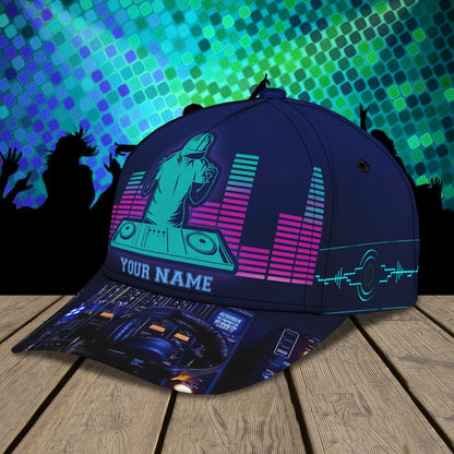 3D Classic Cap Dj 04 Personalized Name Cap Tendpins CA2269