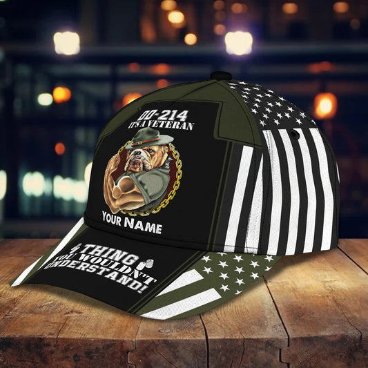 3D Classic Cap Namapersonalized Name Cap06 Veteran Tendpins CA1752