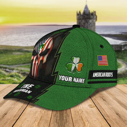 3D Classic Cap The Irishman 02 Personalized Name Cap Tendpins CA1846