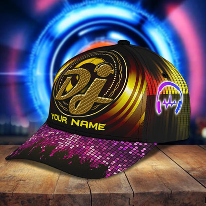 3D Classic Cap Dj Personalized Name 3D Capnama1445 Tendpins CA2339