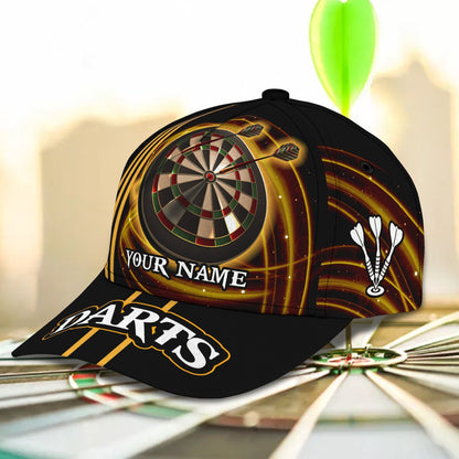 3D Classic Cap Darts Personalized Name Tendpins CA1508