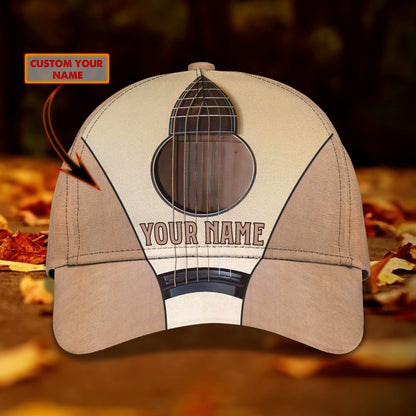 3D Classic Cap Guitar Personalized Name Cap 59 Tendpins CA1284