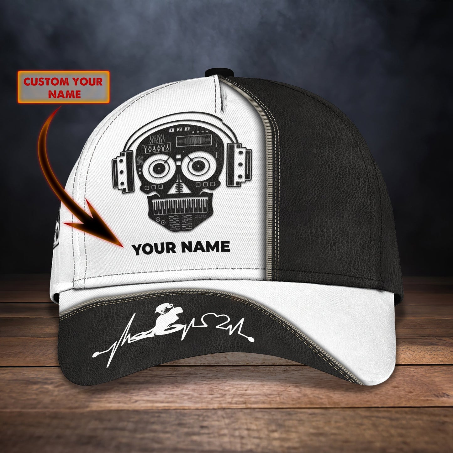 3D Classic Cap Dj 99 Personalized Name Cap Tendpins CA1179