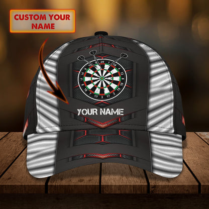 3D Classic Cap Love Darts Personalized Name Cap 04 Tendpins CA1190