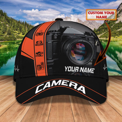 3D Classic Cap Camera Personalized Name Cap 308 Tendpins CA1556