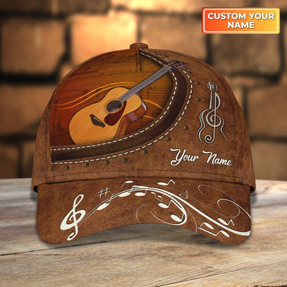 Custom Name Baseball Guitar Cap Hat, I Play Guitar And I Forget Things 3D Cap For Musican Guitarist Cap CO0438