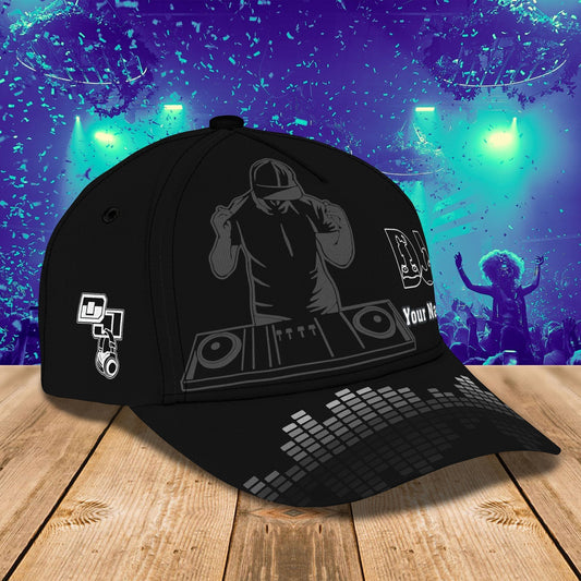 3D Classic Cap Dj Personalized Name Cap Nama636 Tendpins CA1754