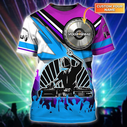 Personalized Funny Dj Shirt 3D, Playing Dj In Universe, Headphone And Dj T Shirt Party, Gift To Musican And Dj TO0041