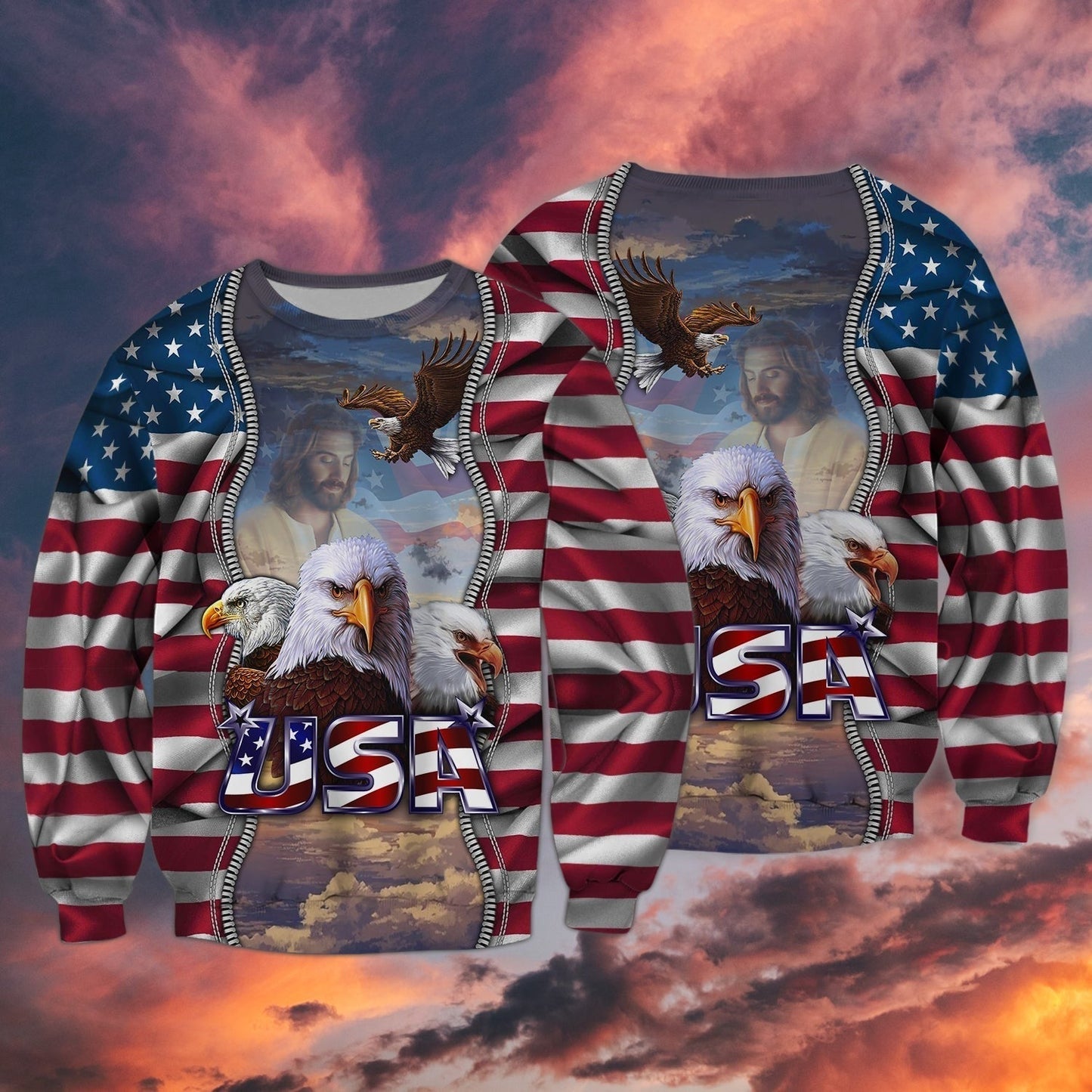 Eagle American 3D All Over Print Shirt - Independence Day Is Coming- 4Th Of July Usa Hawaiian Shirt TO0162