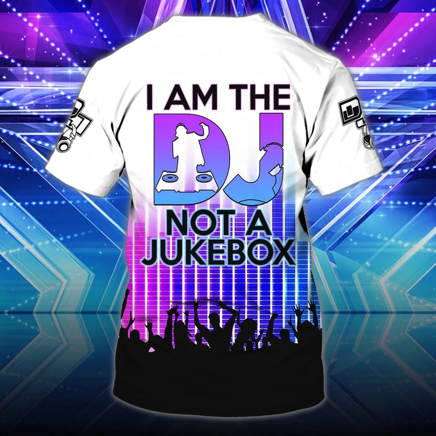 Personalized Funny Dj Shirt 3D, Playing Dj In Universe, Headphone And Dj T Shirt Party, Gift To Musican And Dj TO0041