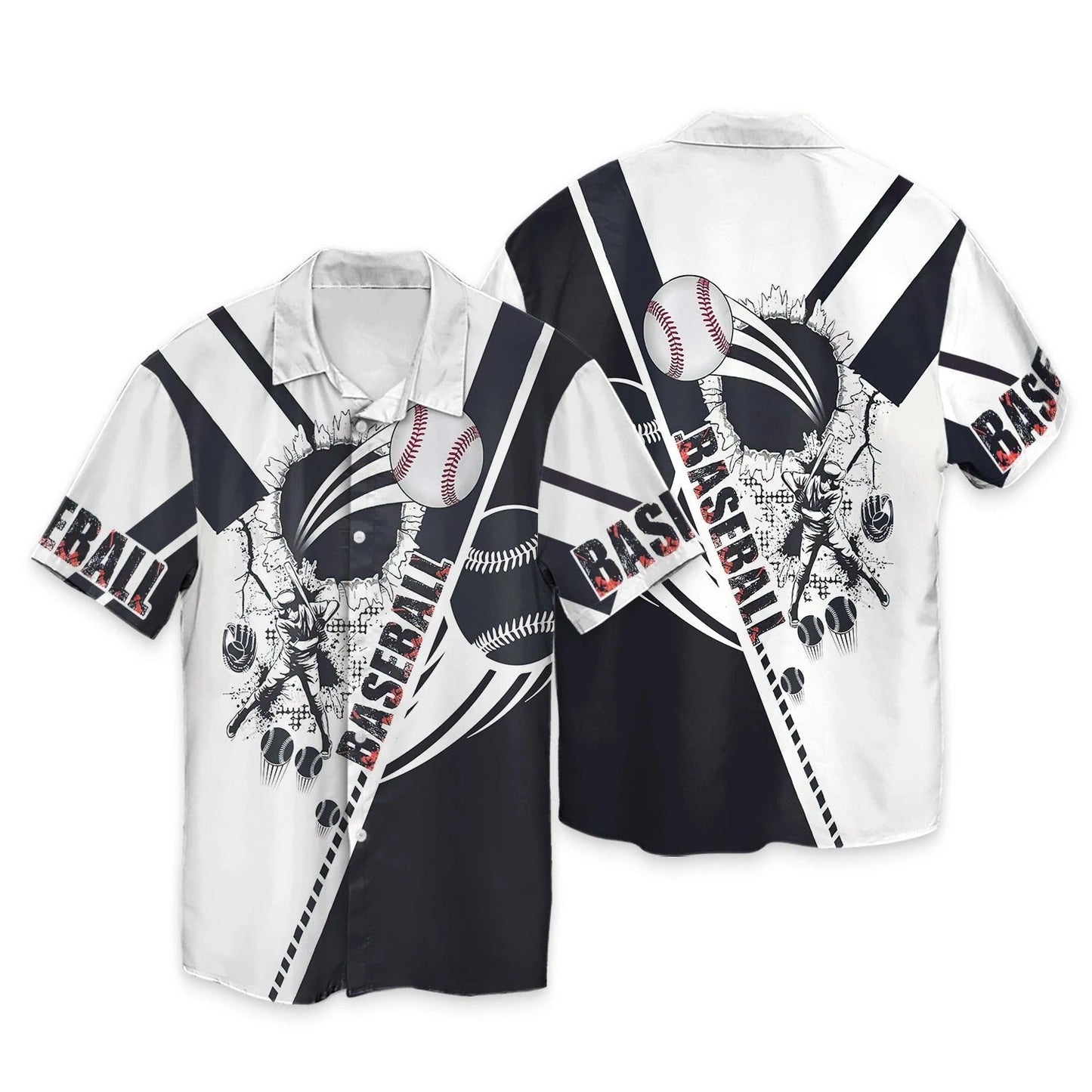 3D Baseball Shirt Design For Men, Baseball Hawaiian Aloha Beach Shirt, Baseball Hoodie, Gift For Baseball Lover TO0079