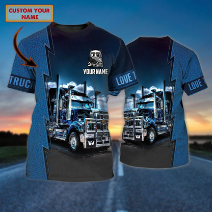 Custom Truck Driver T Shirt Best Gift For Trucker Men Women To My Trucker Husband TO1707